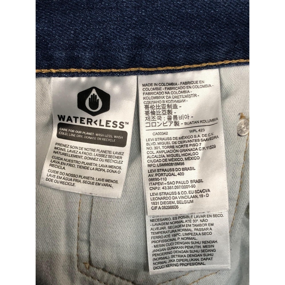 Levi's 517 Jeans Mens 37x28 (Tag 38x29) Blue Bootcut Denim High Rise - Picture 10 of 16